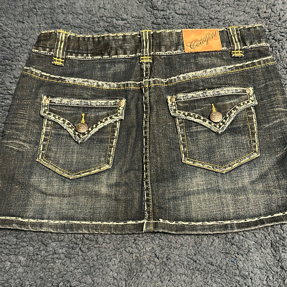 Rock and Roll Cowgirl Jean skirt